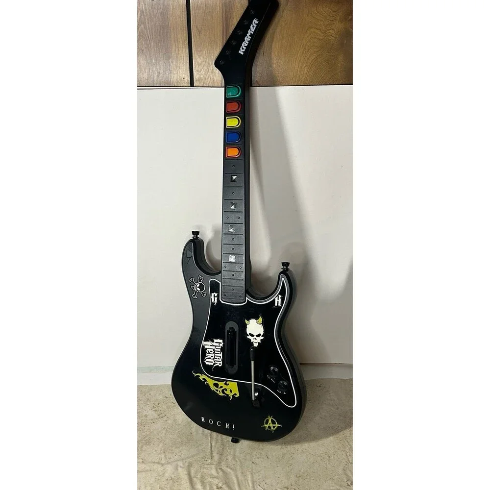 PlayStation Guitar Hero Kramer Striker Wireless Guitar Controller No Dongle PS2